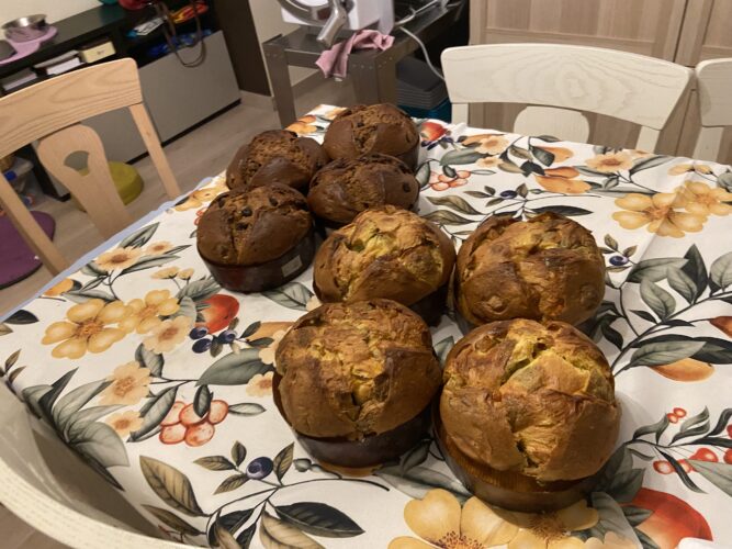 panettone arancia pistacchio caffe