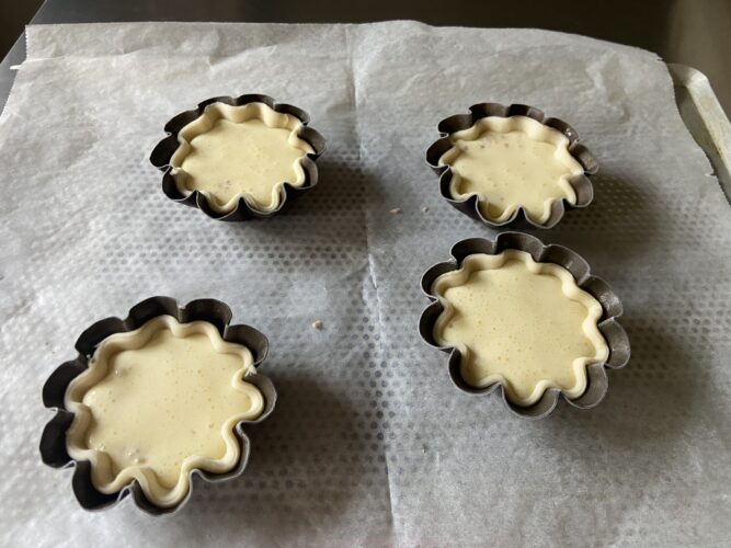 ripieno mini quiche sfoglia