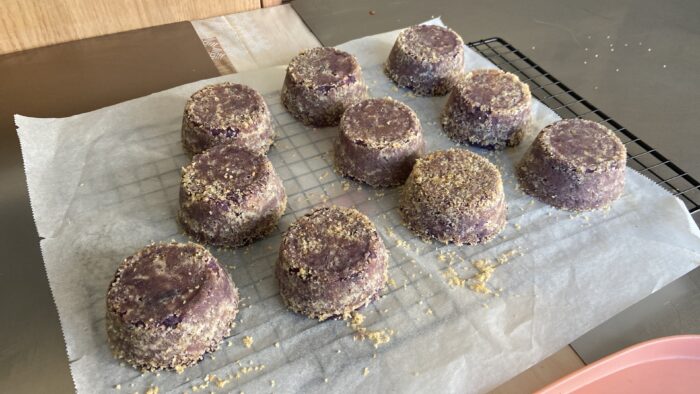 timballini sformatini patate viola