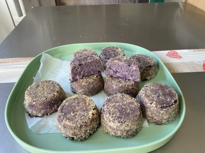 timballini sformatini patate viola