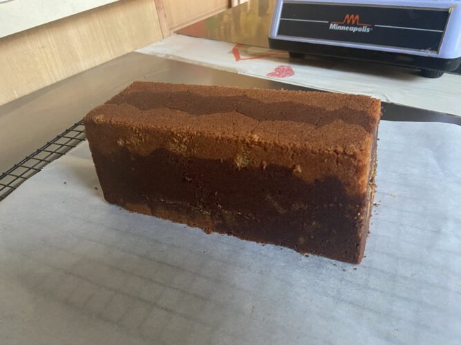 travel cake variegato speculoos
