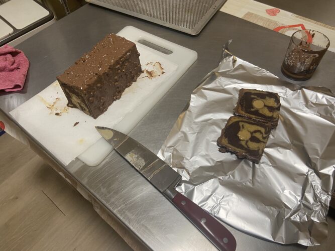 travel cake variegato speculoos